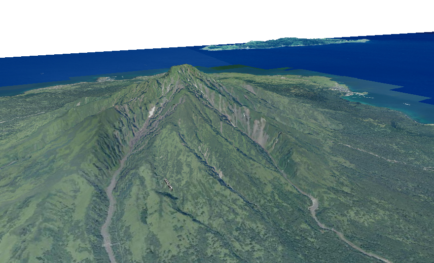 利尻火山山頂付近