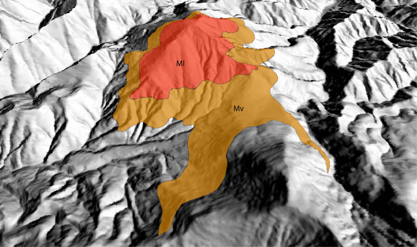 丸山の3D地質図