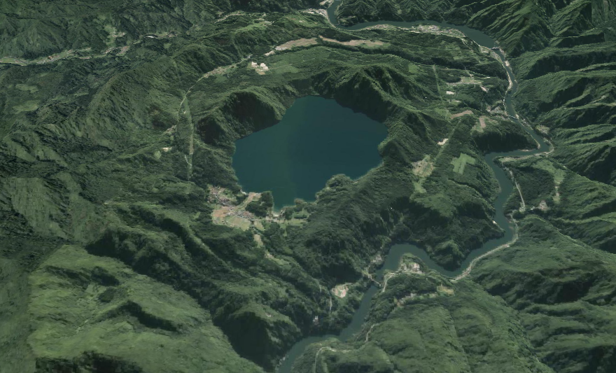 沼沢の3D画像