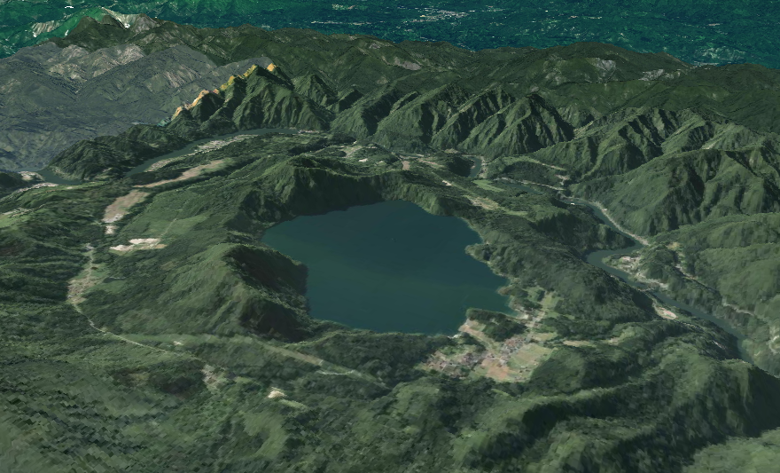 沼沢の3D画像
