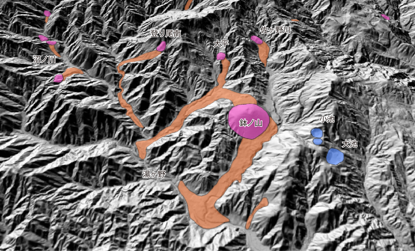 伊豆東部火山群の3D地質図